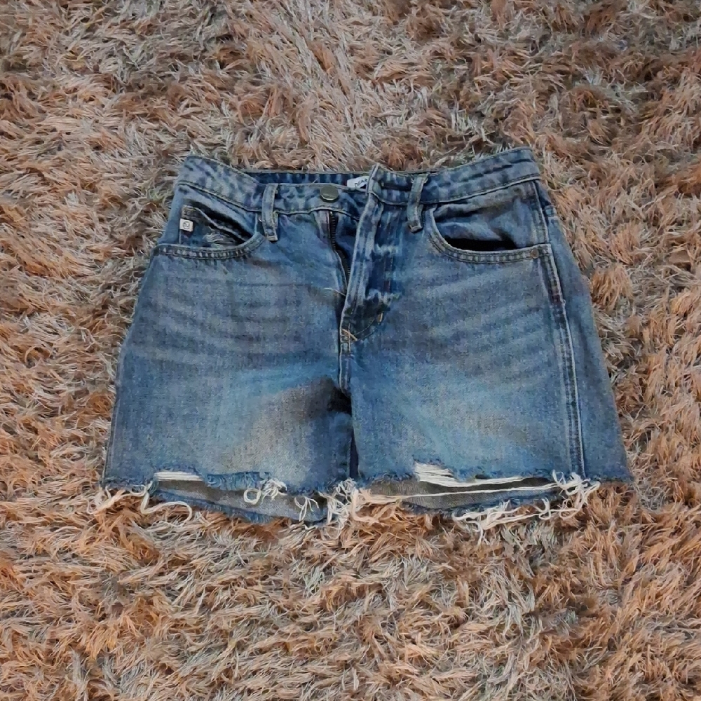 Dear John Distressed Blue Jean Shorts